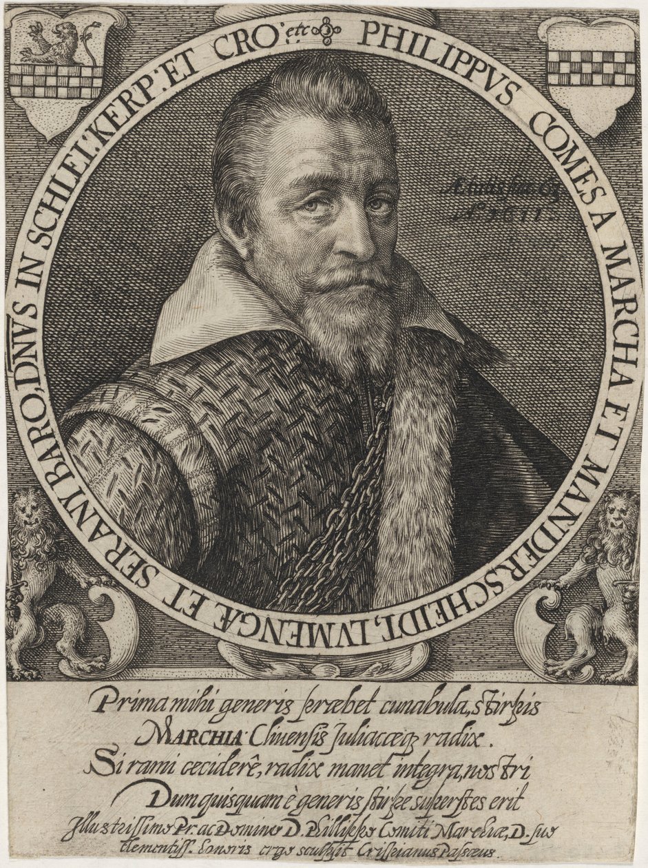 Filips van Kleef en Jülich door Crispijn van de Passe I