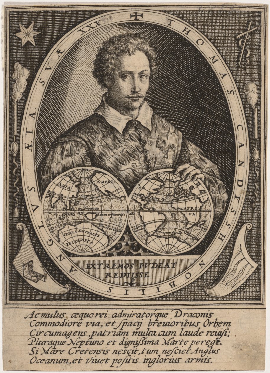 Thomas Cavendish door Crispijn van de Passe I