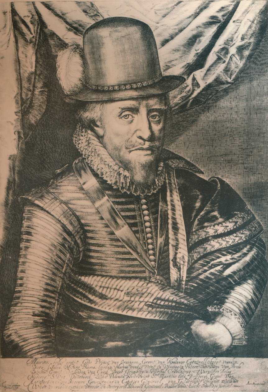 Maurits, Prins van Oranje, 17e eeuw, 1924 door Crispyn van de Queboren