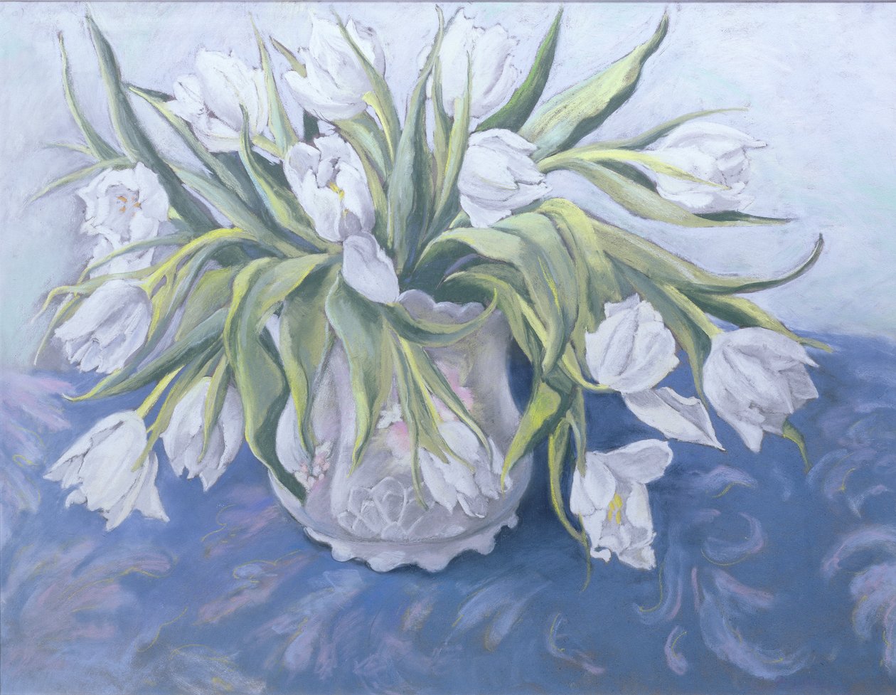 Witte tulpen door Cristiana Angelini