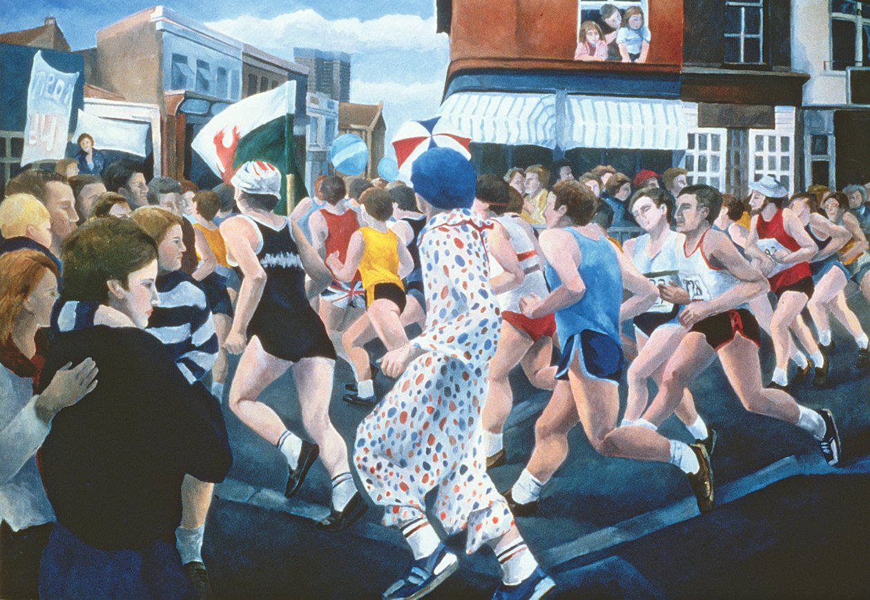 Londen Marathon, 1996 door Cristiana Angelini