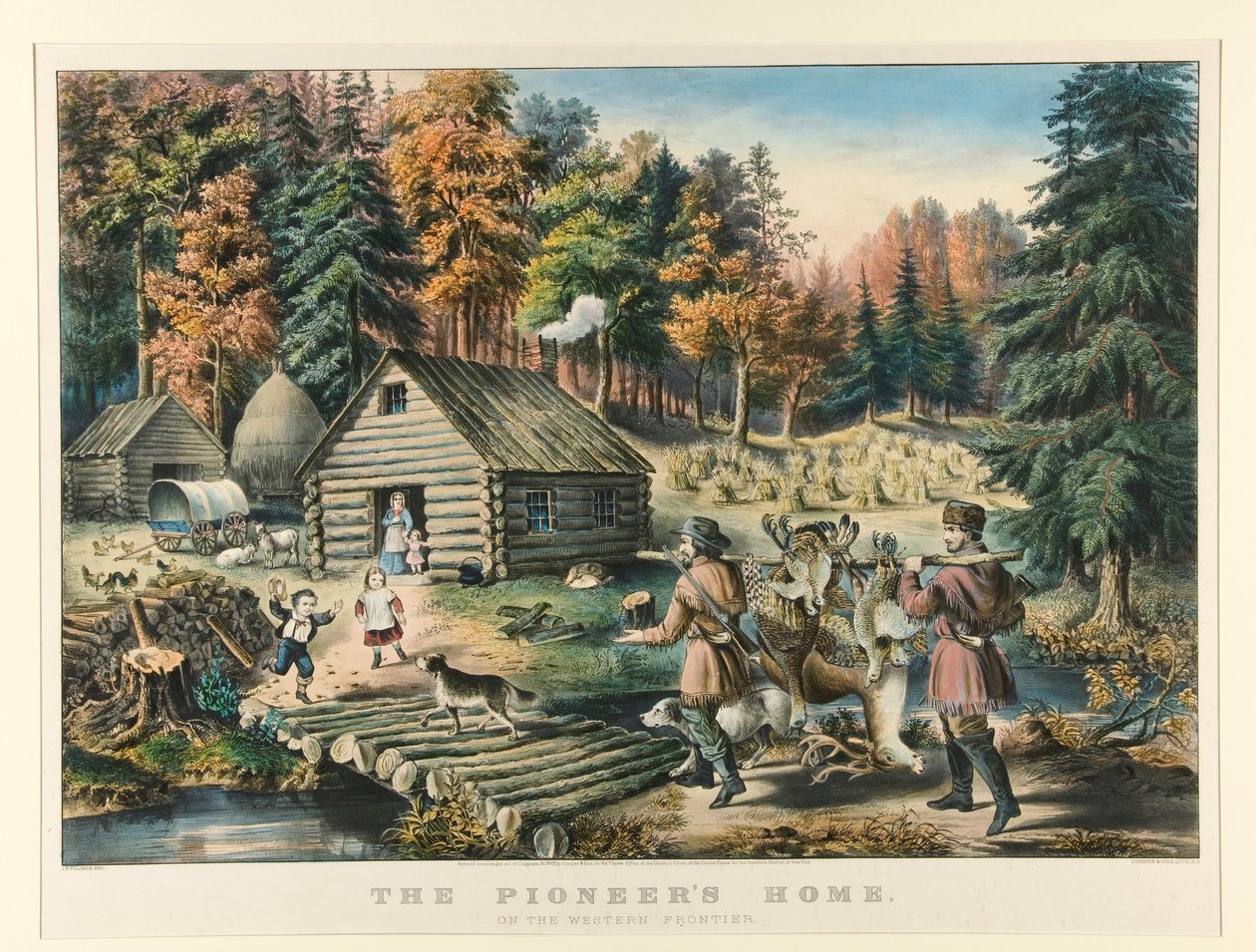 De pionier door Currier and Ives