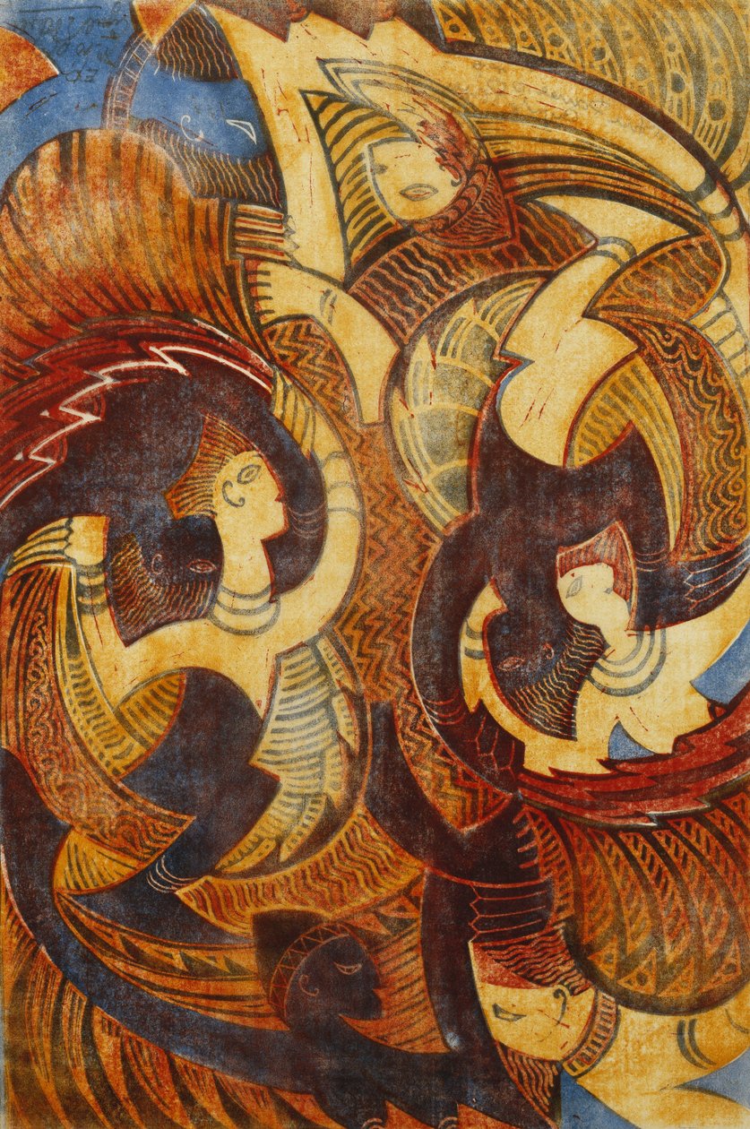Vuurdans, c. 1931 door Cyril Edward Power