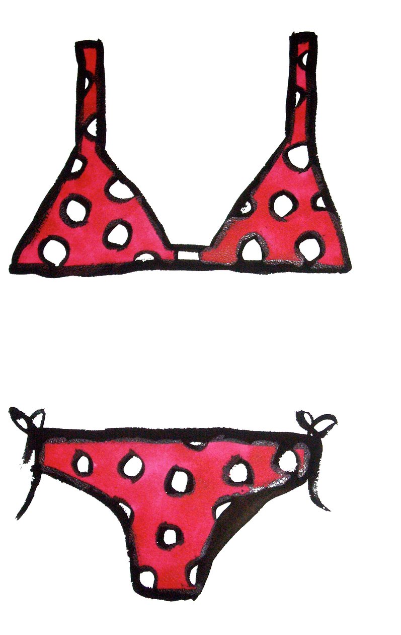 Bikini met stippen door Daisy de Villeneuve