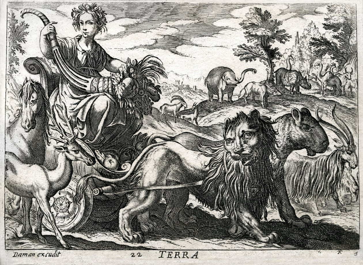 Terra: allegorieën van la Terre door Daman
