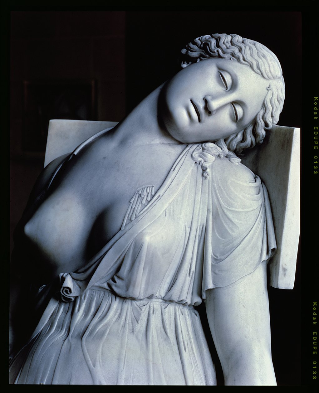 Stervende Lucretia (marmer) (detail) door Damian Buenaventura Campeny y Estrany