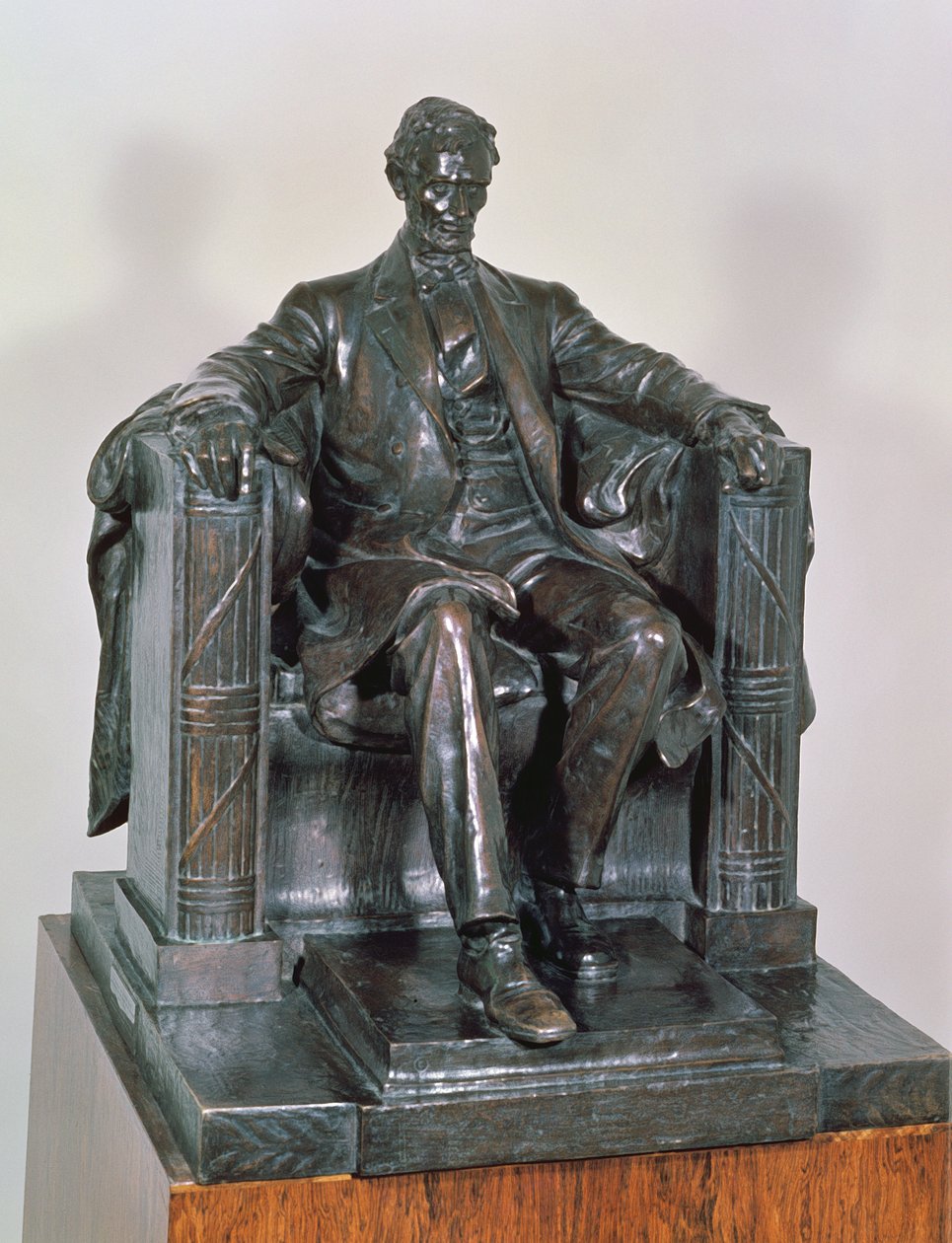 Abraham Lincoln, 1920s (brons) door Daniel Chester French