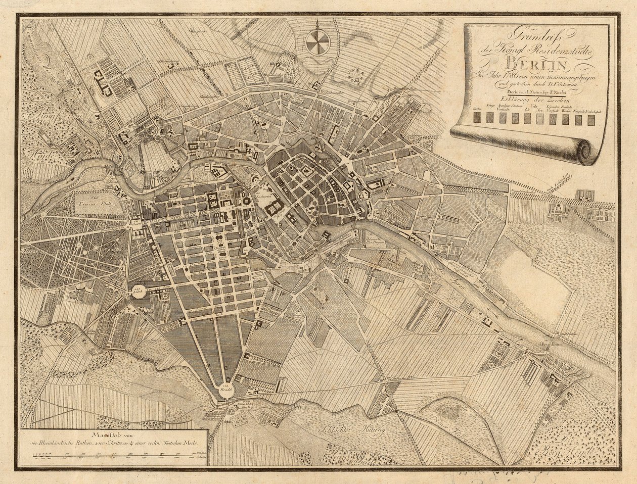 Sotzmann Berlijn 1786 door Daniel Friedrich Sotzmann