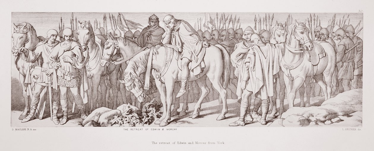 De terugtocht van Edwin en Morcar uit York, uit 