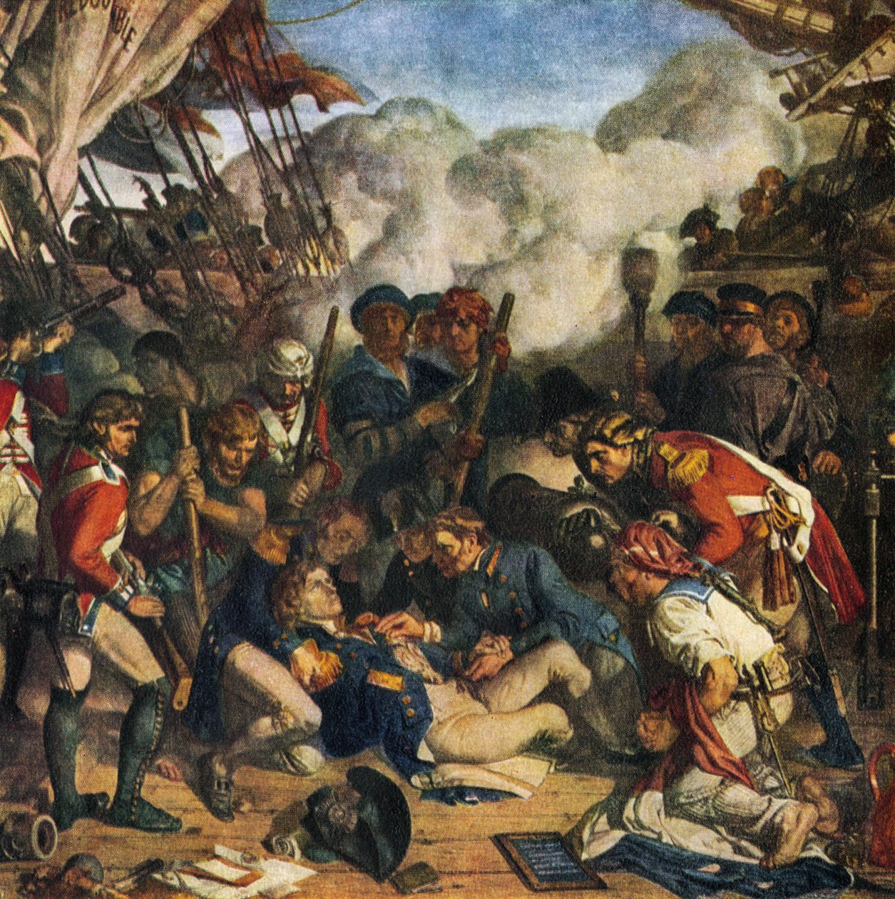 Horatio Nelson (Lord) door Daniel 1806 70 Maclise