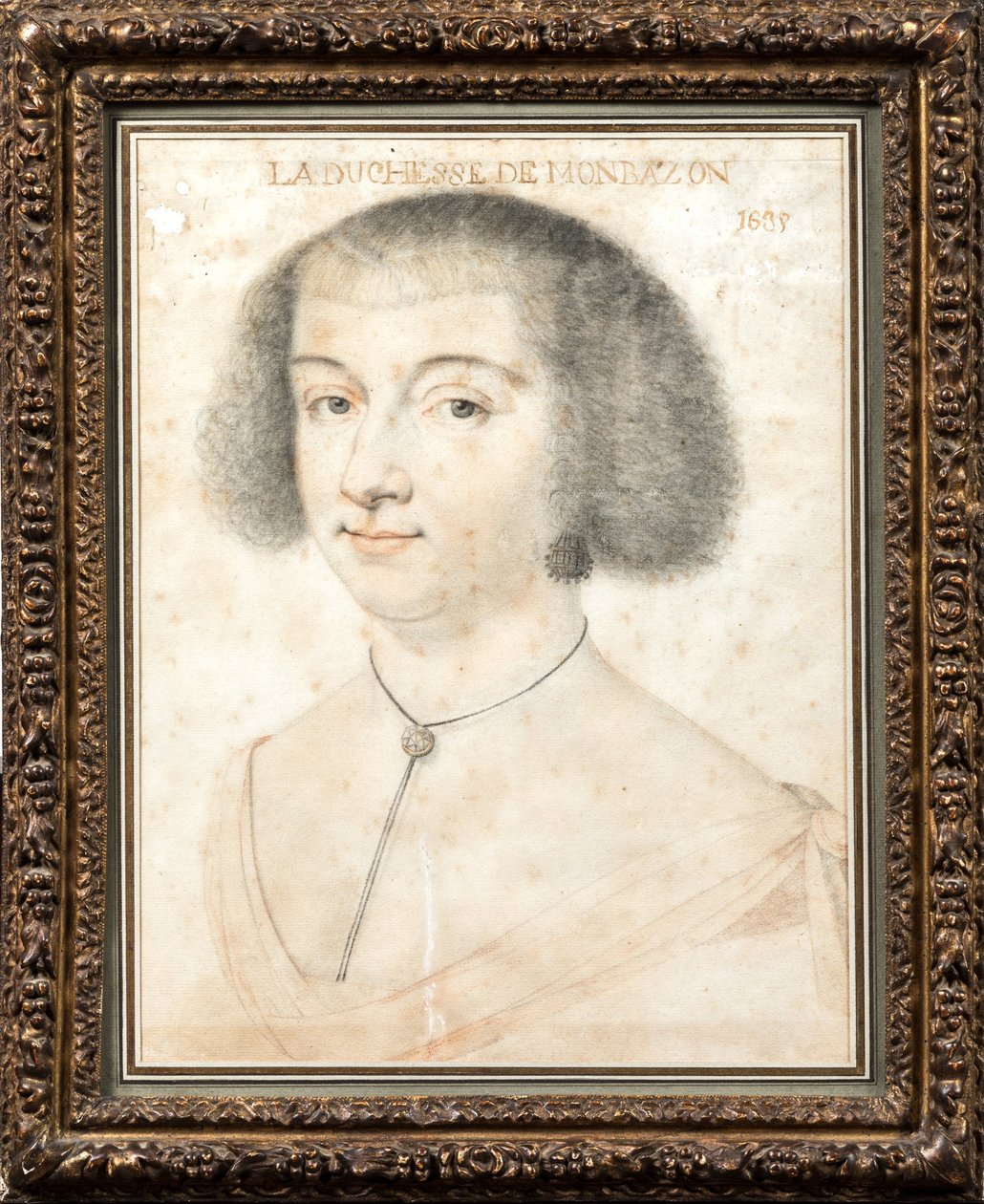 Daniel Dumonstier - Portret van de hertogin van Montbazon door Daniel Dumonstier