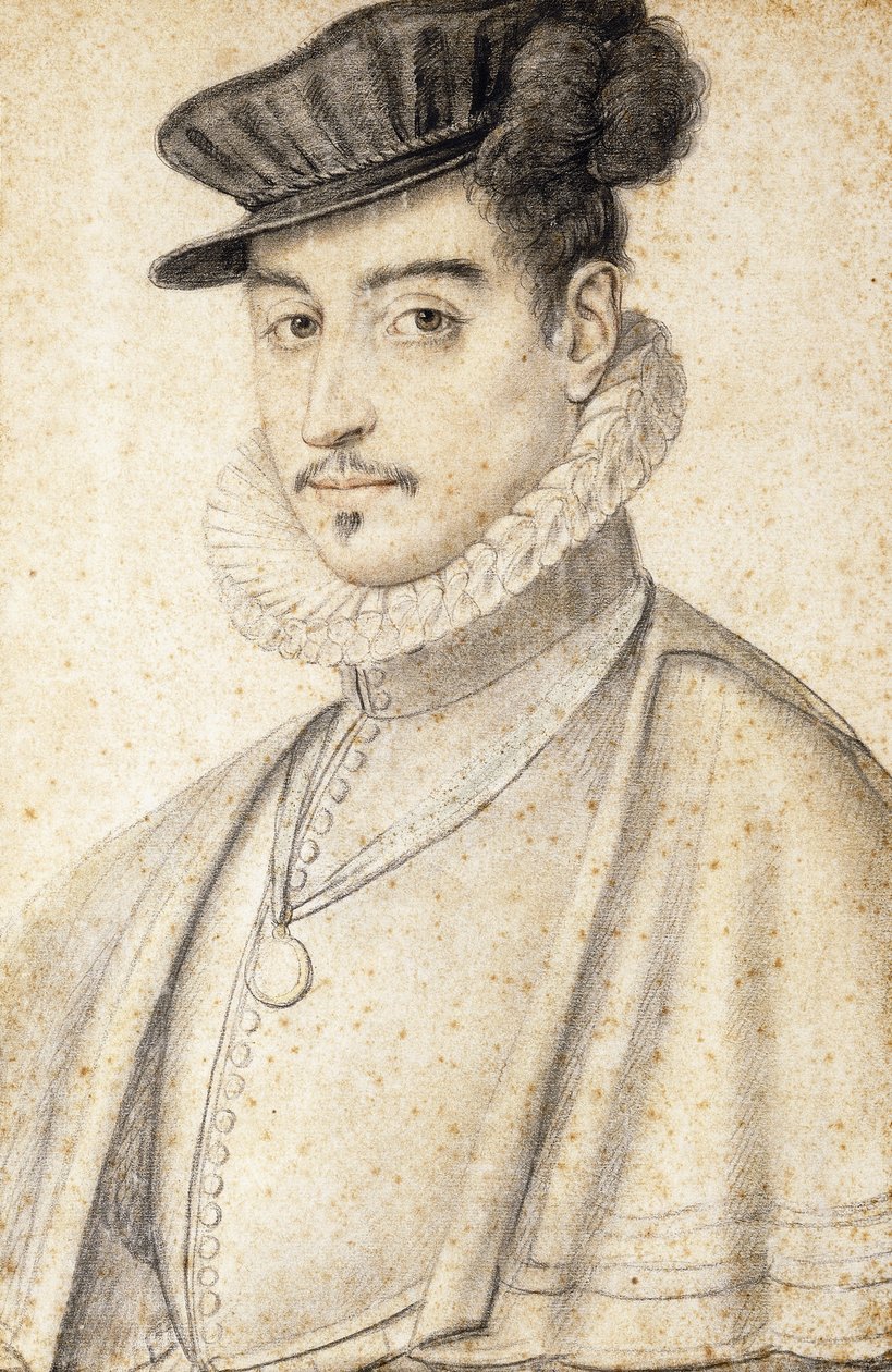 Portret van een man met een pet door Daniel Dumonstier