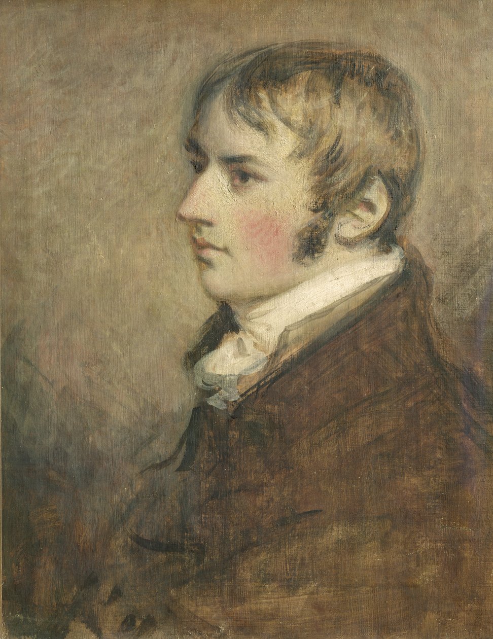 Portret van John Constable (1776-1837) op twintigjarige leeftijd, 1796 door Daniel Gardner
