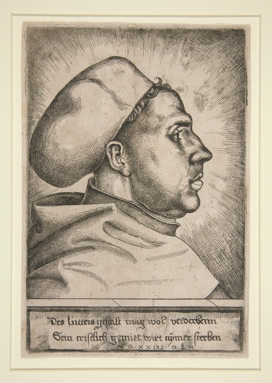 Maarten Luther door Daniel Hopfer