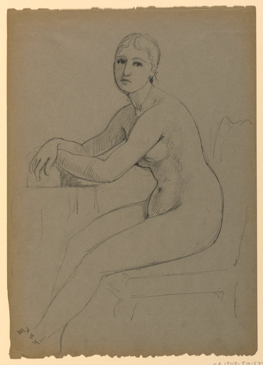 Tekening, mevrouw Cortland DePeyster F, 1881 door Daniel Huntington