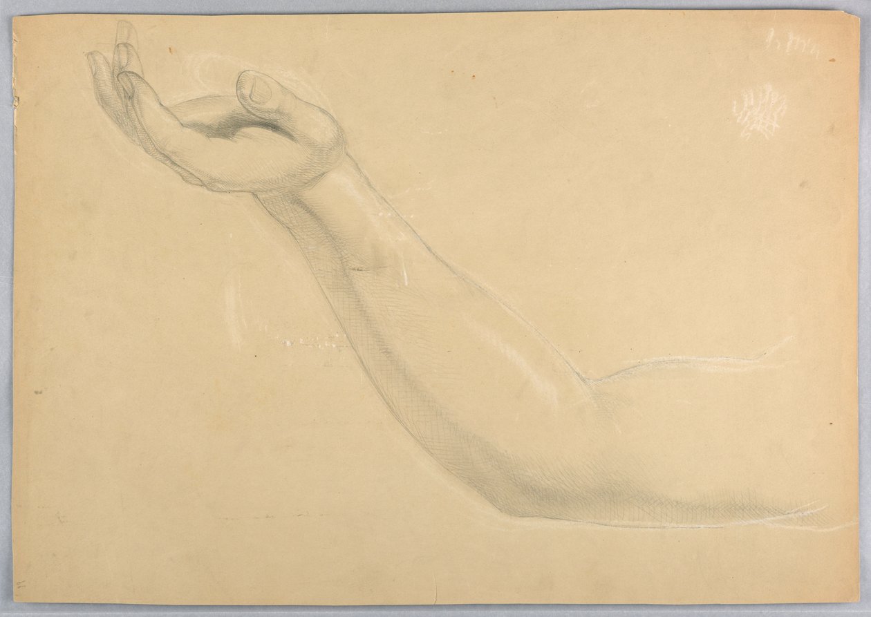 Tekening, Studie voor duplicaat van "C, 1850 door Daniel Huntington