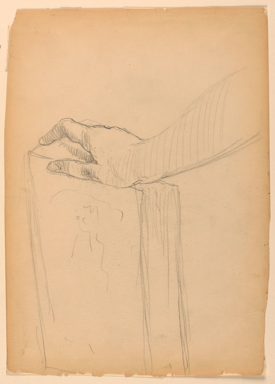 Tekening, Studie voor De Nationale Ac, 1887 door Daniel Huntington