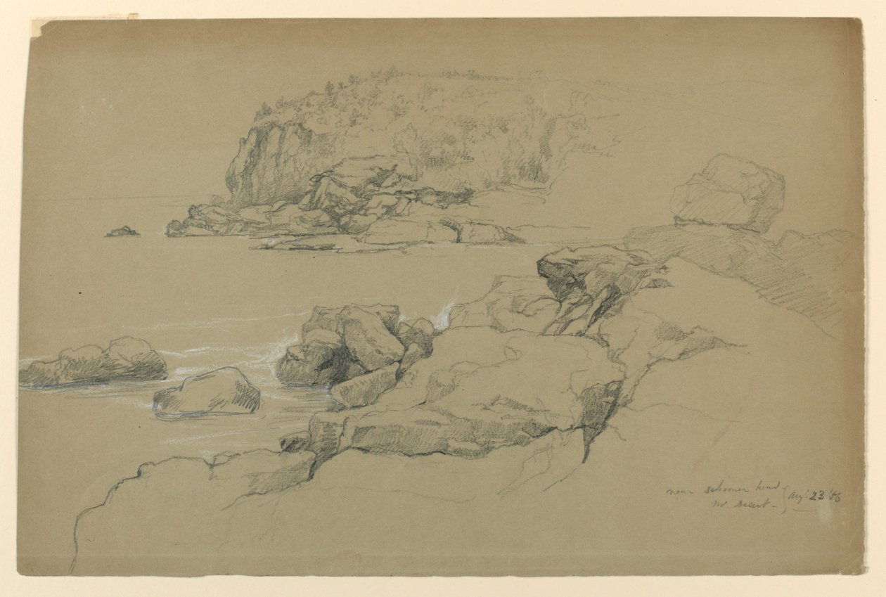 Mount Desert, nabij Schooner Head door Daniel Huntington
