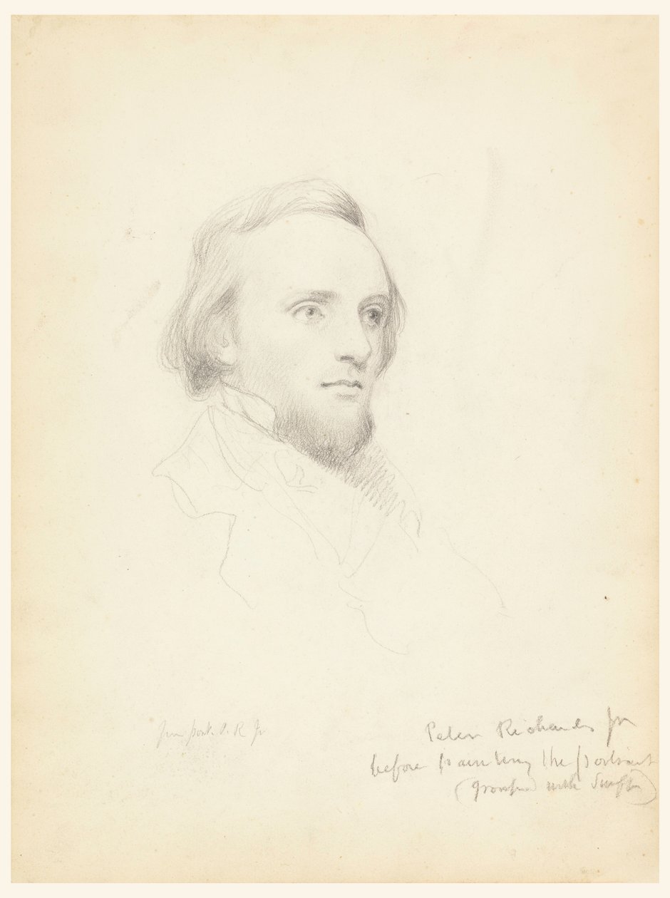 Schets van Peter Richards