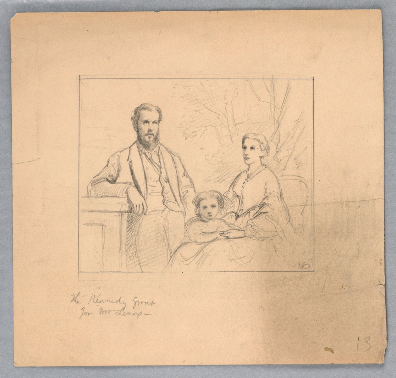 Studie voor "Titian toont" door Daniel Huntington
