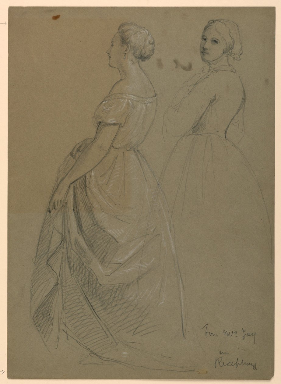Studie van Mevrouw Jay voor "The Republican Court" (Lady Washington