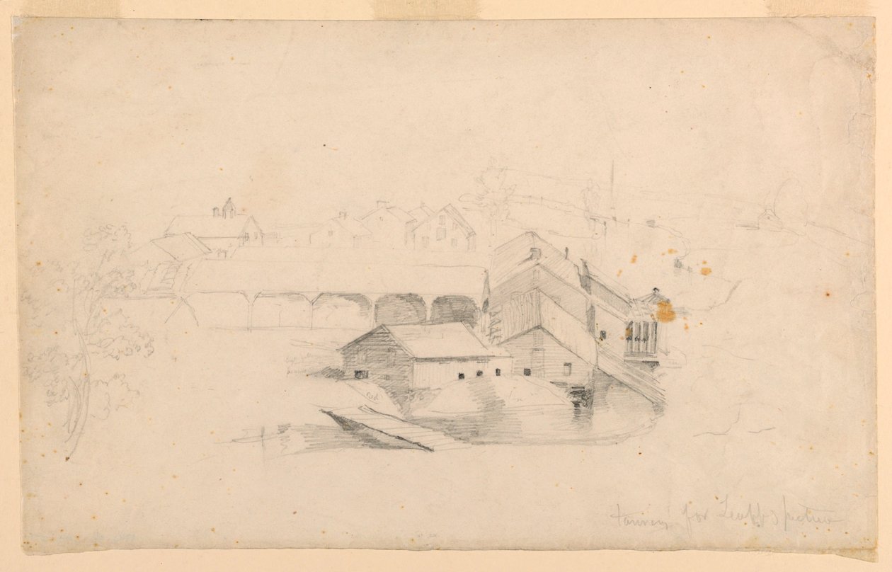 Leerlooierij voor Leupps schilderij door Daniel Huntington