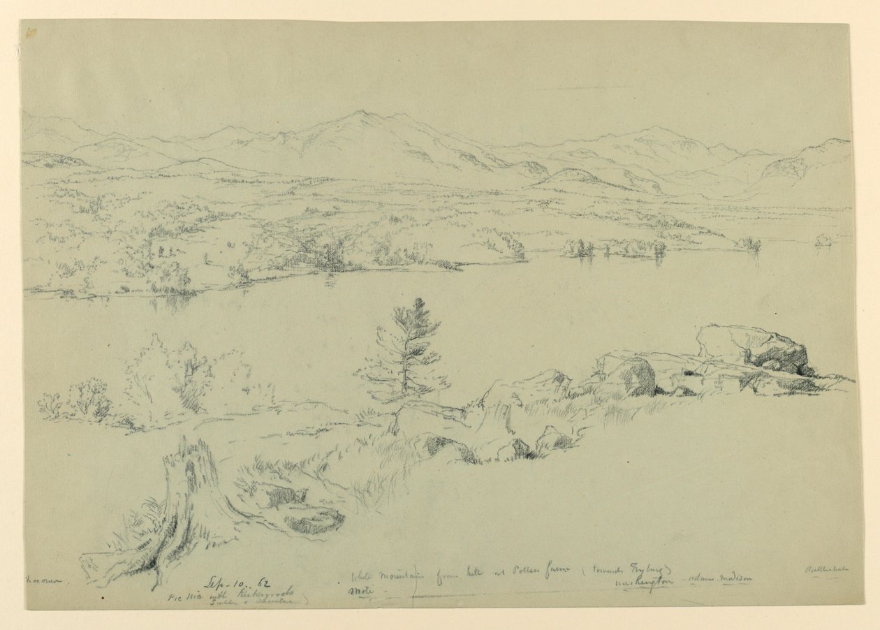 Witte Bergen vanuit het zuiden door Daniel Huntington