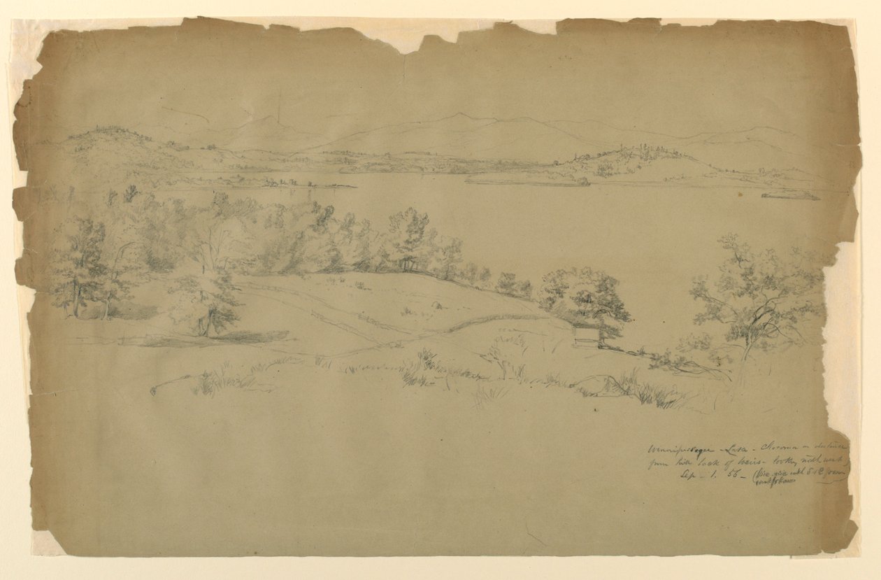 Winnipesaukee Meer, Chocorua in de Verte door Daniel Huntington