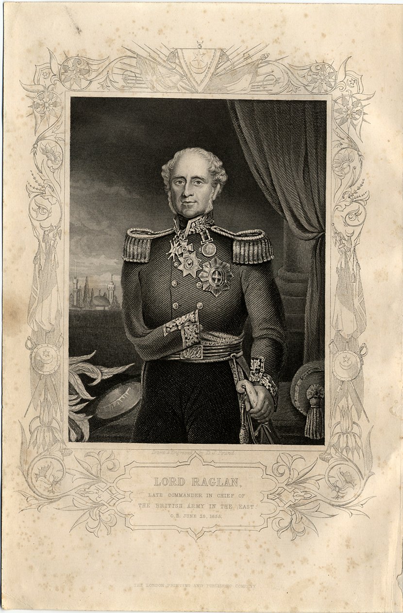 Portret van Lord Raglan, 1856 door Daniel John Pound