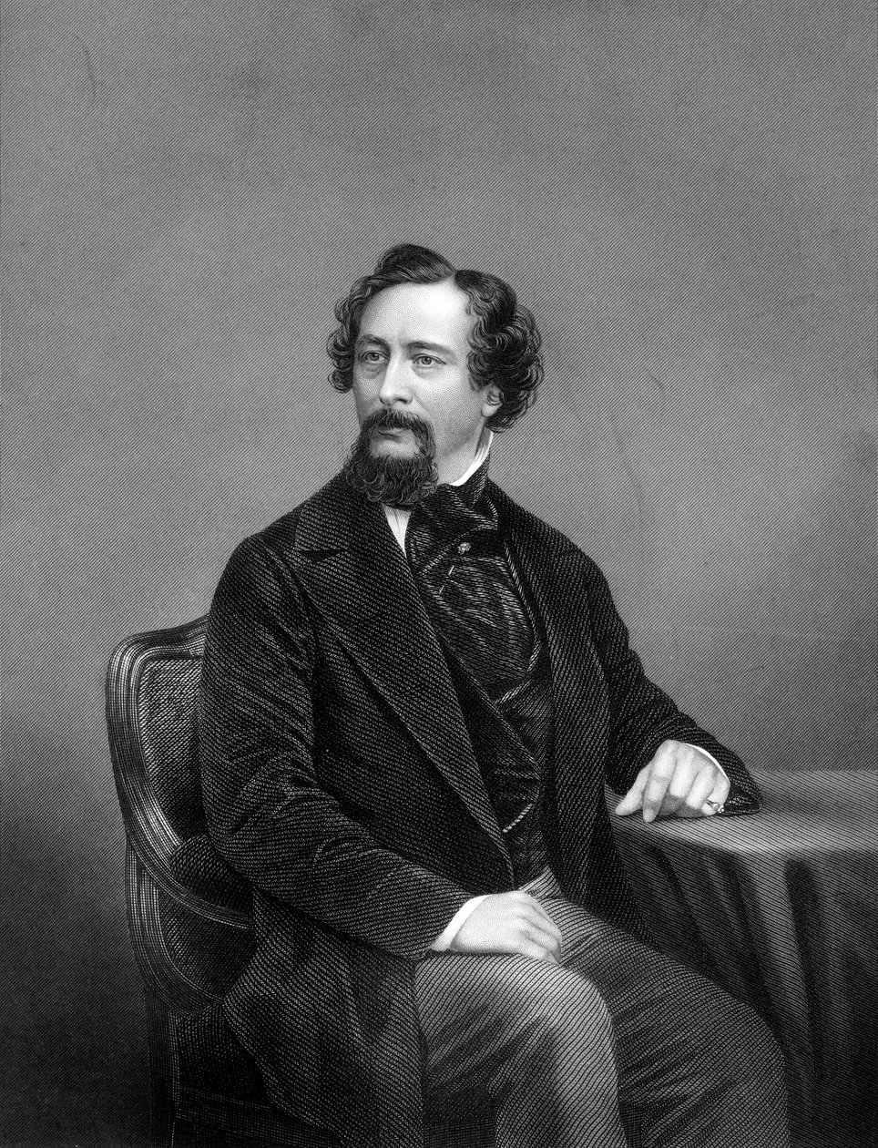 Charles Dickens, Engelse romanschrijver, 19e eeuw door Daniel John Pound