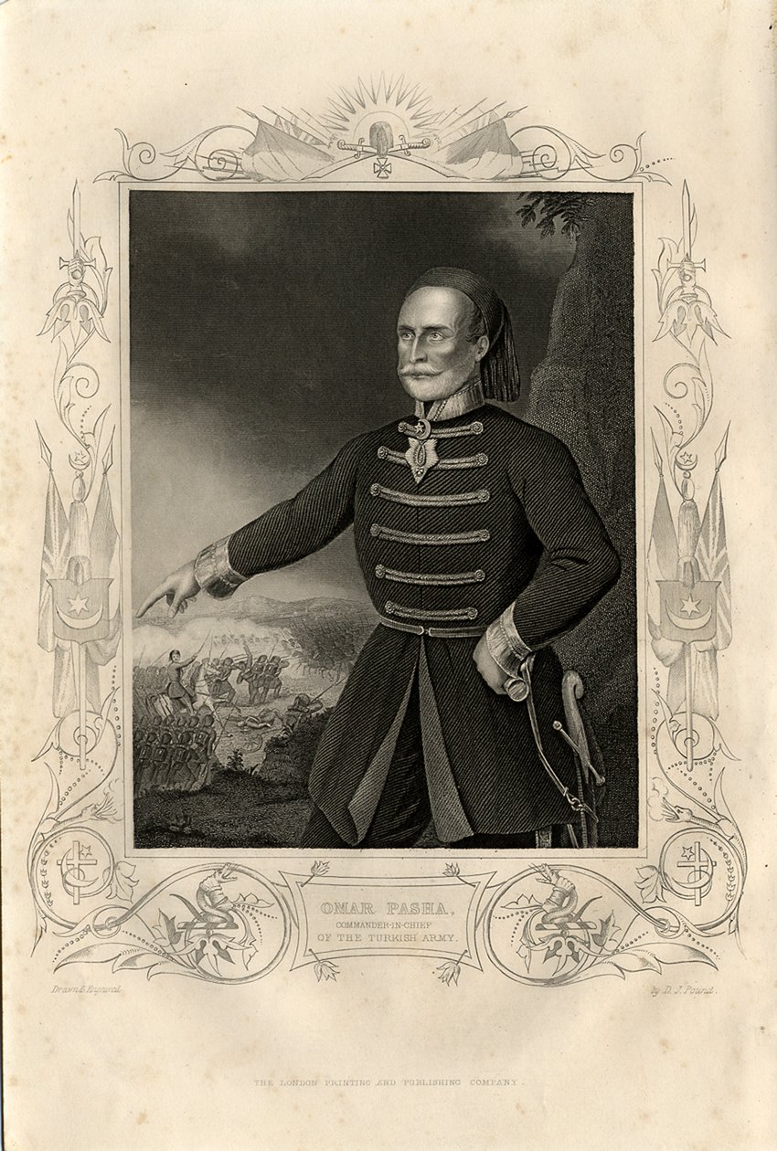 Portret van Omar Pasha, 1856 door Daniel John Pound