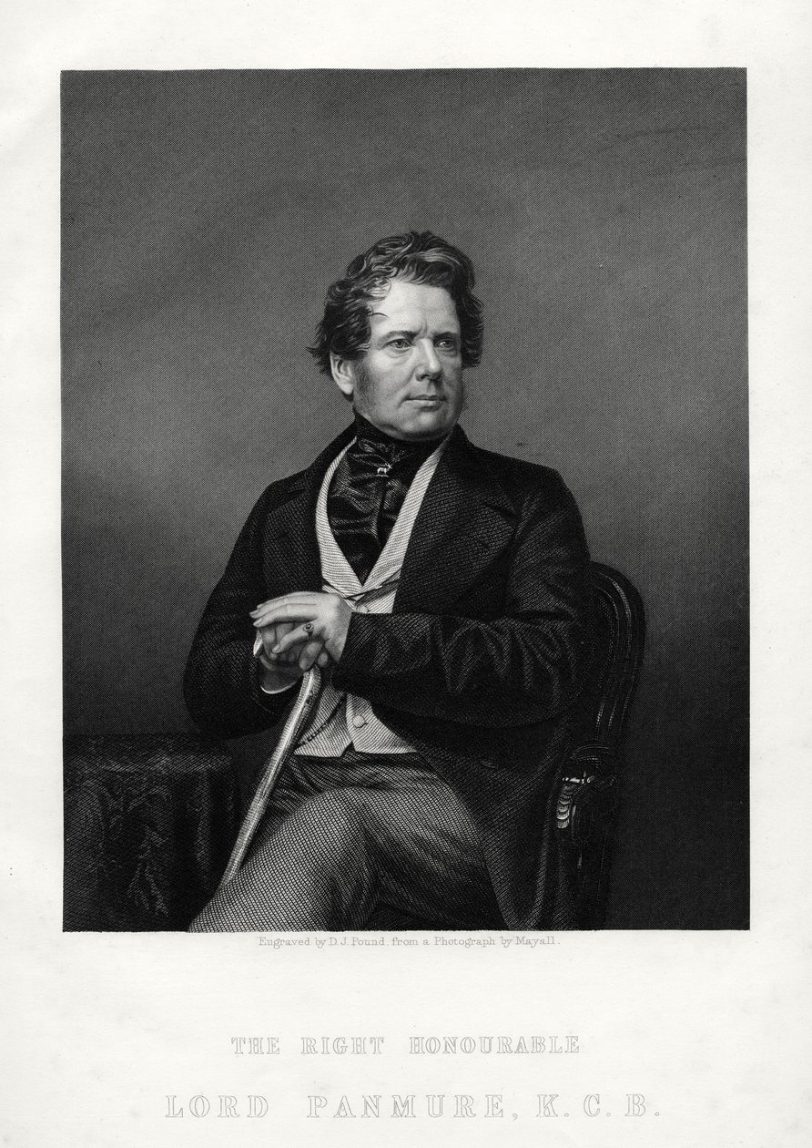 William Maule 1700-1782, 1e graaf van Panmure, soldaat en politicus, ca. 1880 door Daniel John Pound