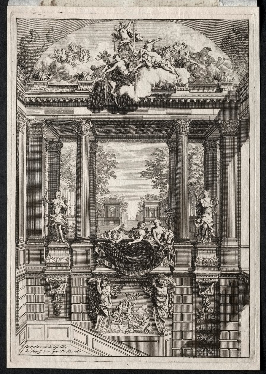 Trap in het paleis van Voorst in Nederland door Daniel Marot
