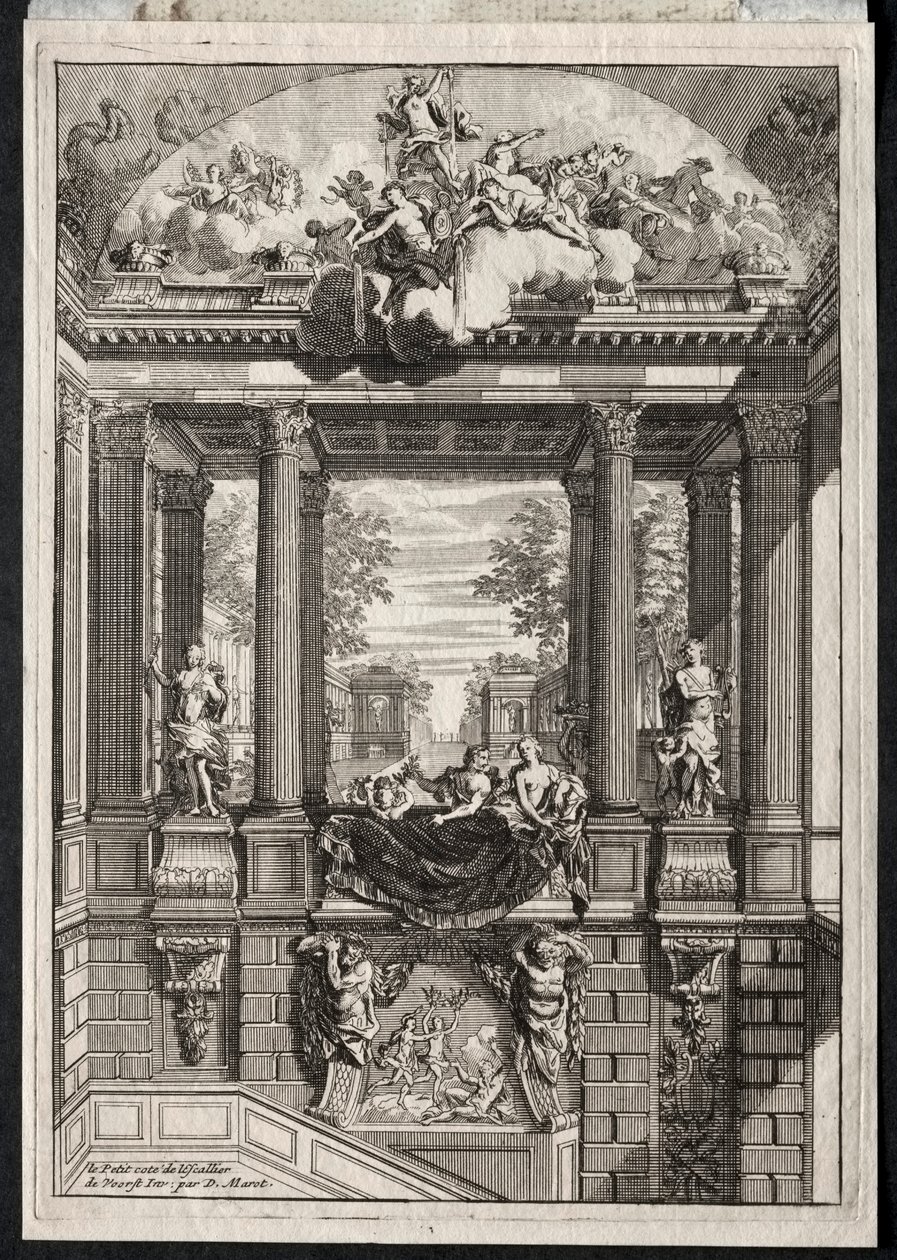 Trap in het Paleis van Voorst in Nederland door Daniel Marot