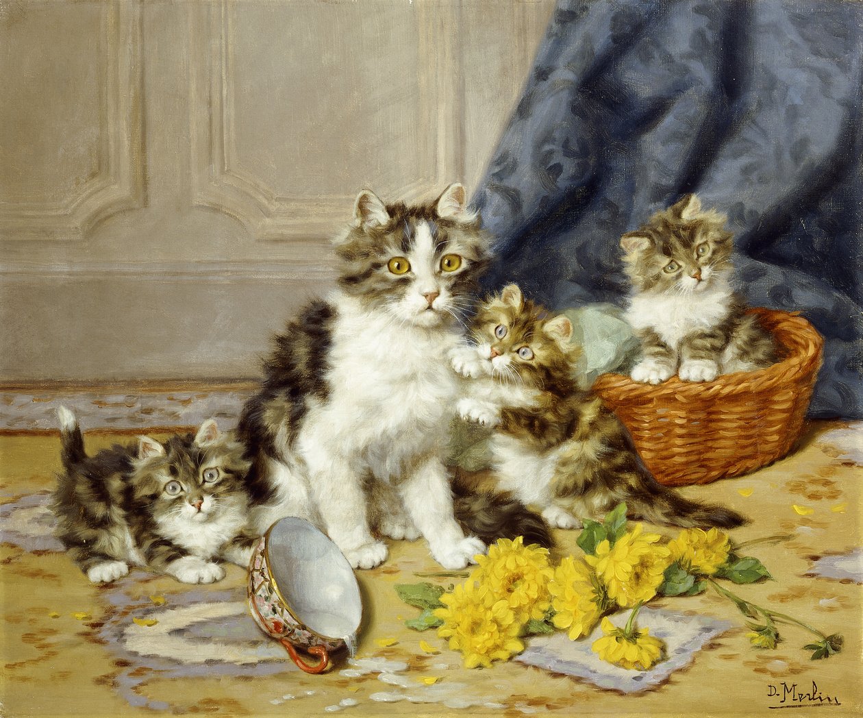 Speelse kittens door Daniel Merlin
