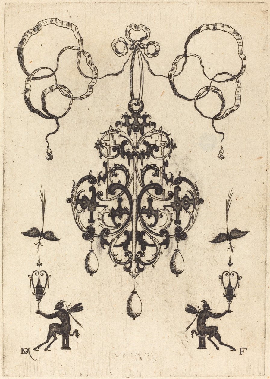 Groot Hanger, Linksonder en Rechts Twee Gevleugelde 