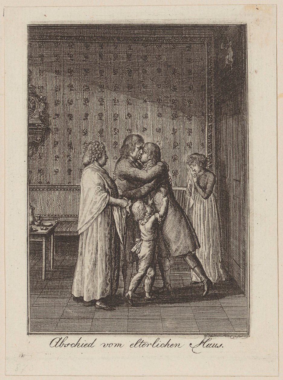 Afscheid van Ludwig door Daniel Nikolaus Chodowiecki
