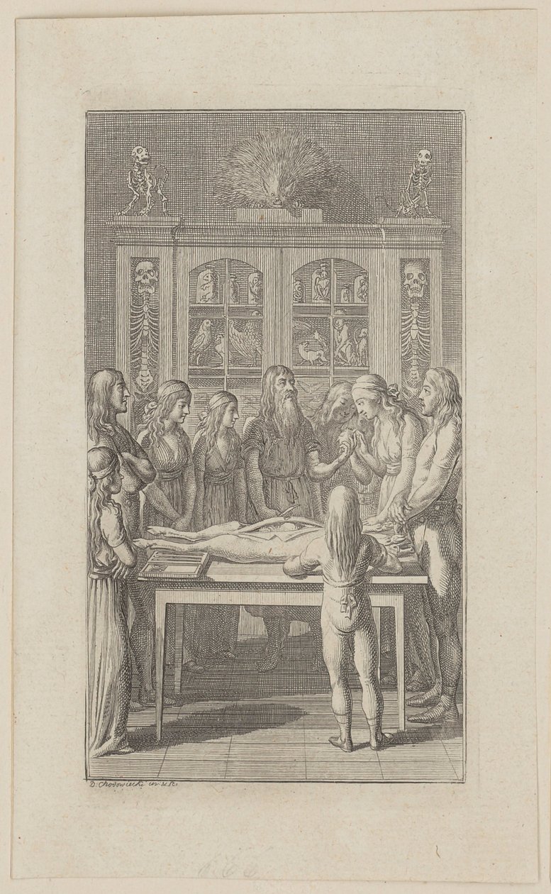 Anatomisch instituut door Daniel Nikolaus Chodowiecki