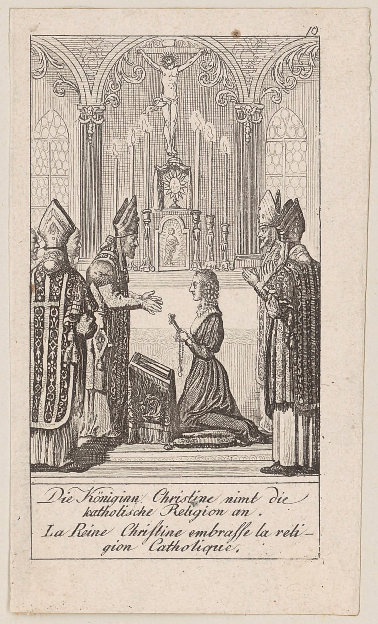 Blad 10 bij „Oude, middeleeuwse en moderne geschiedenis” door Daniel Nikolaus Chodowiecki