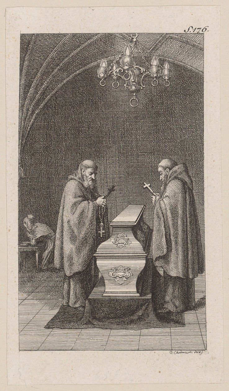 Bruno en Elise door Daniel Nikolaus Chodowiecki