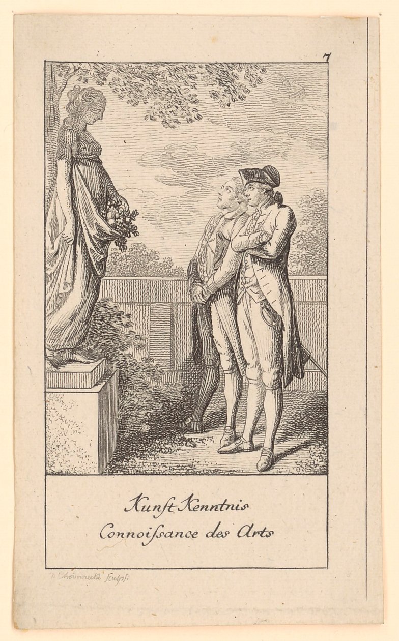Kunstkennis door Daniel Nikolaus Chodowiecki