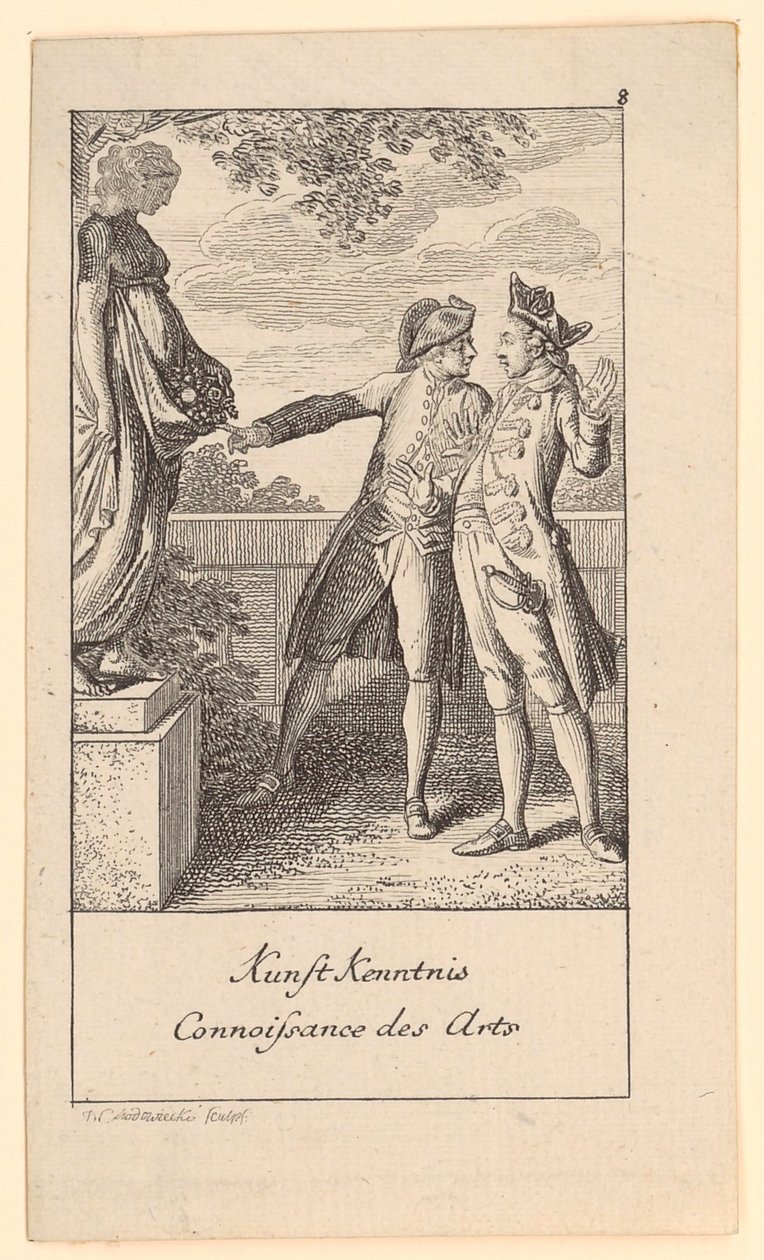 Kunstkennis door Daniel Nikolaus Chodowiecki