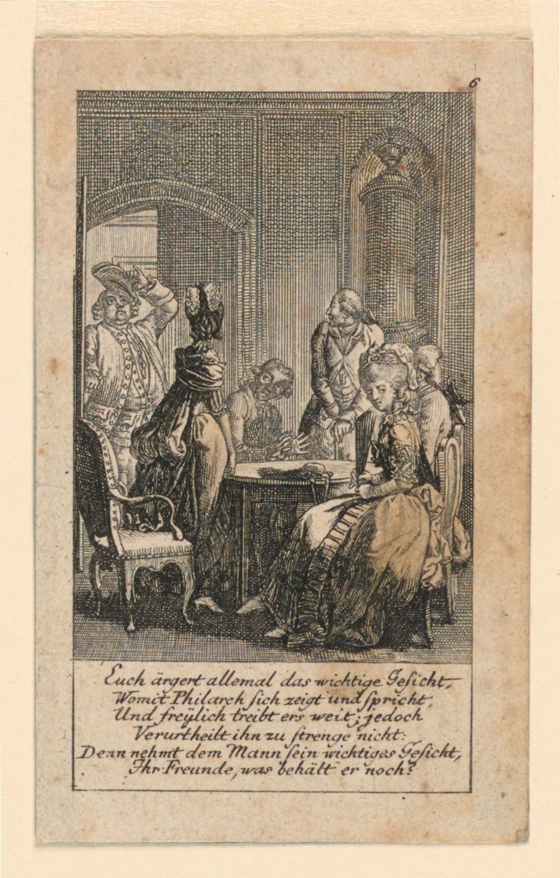 Pompositeit, Illustratie voor 