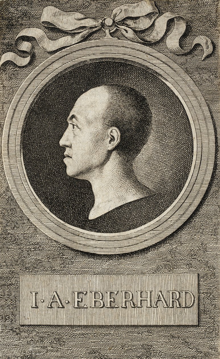 Portret van professor J. A. Eberhard door Daniel Nikolaus Chodowiecki