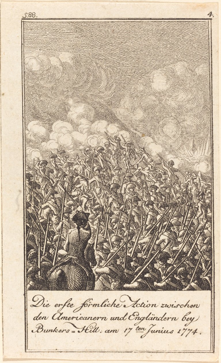 De geschiedenis van de Verenigde Staten door Daniel Nikolaus Chodowiecki