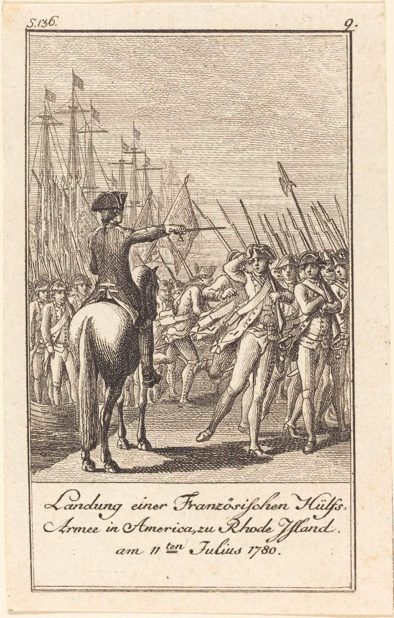 De Geschiedenis van de Verenigde Staten door Daniel Nikolaus Chodowiecki