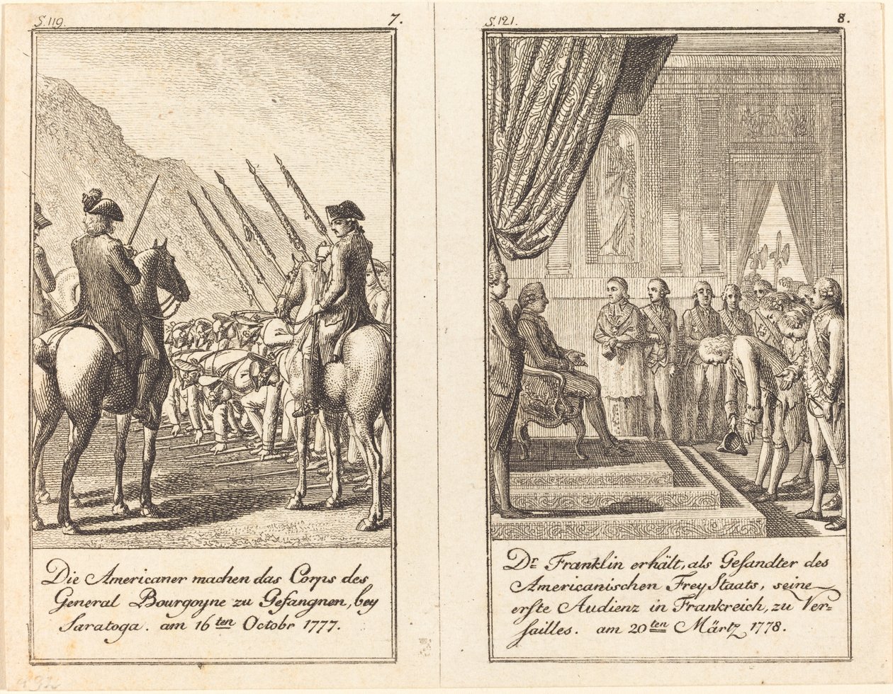 De Geschiedenis van de Verenigde Staten door Daniel Nikolaus Chodowiecki