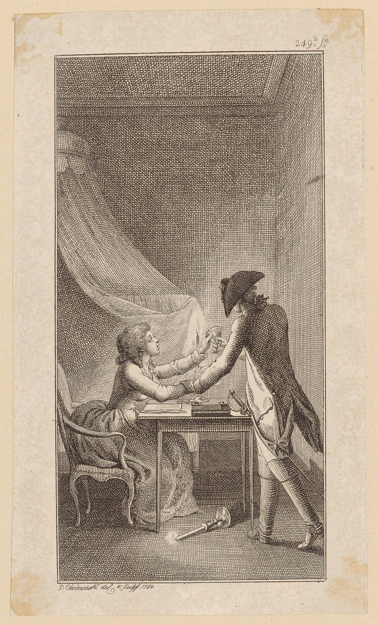 Titelgravure voor „Joseph“, eerste deel door Daniel Nikolaus Chodowiecki