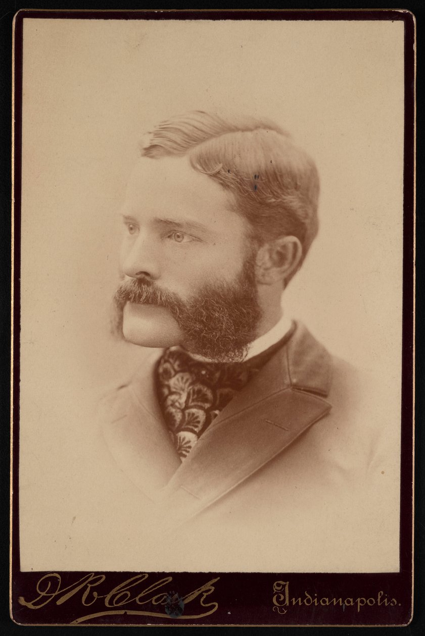 Portret van Barton Warren Evermann door Daniel R Clark
