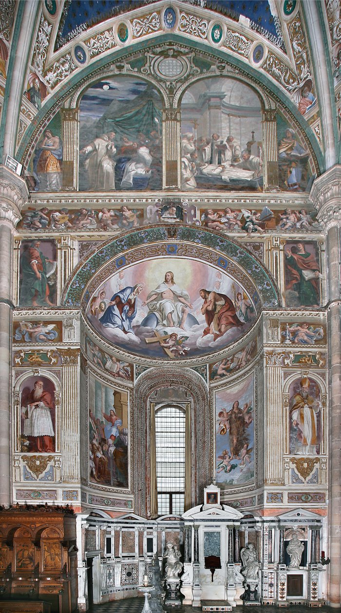 Priesterkoor door Daniele Crespi